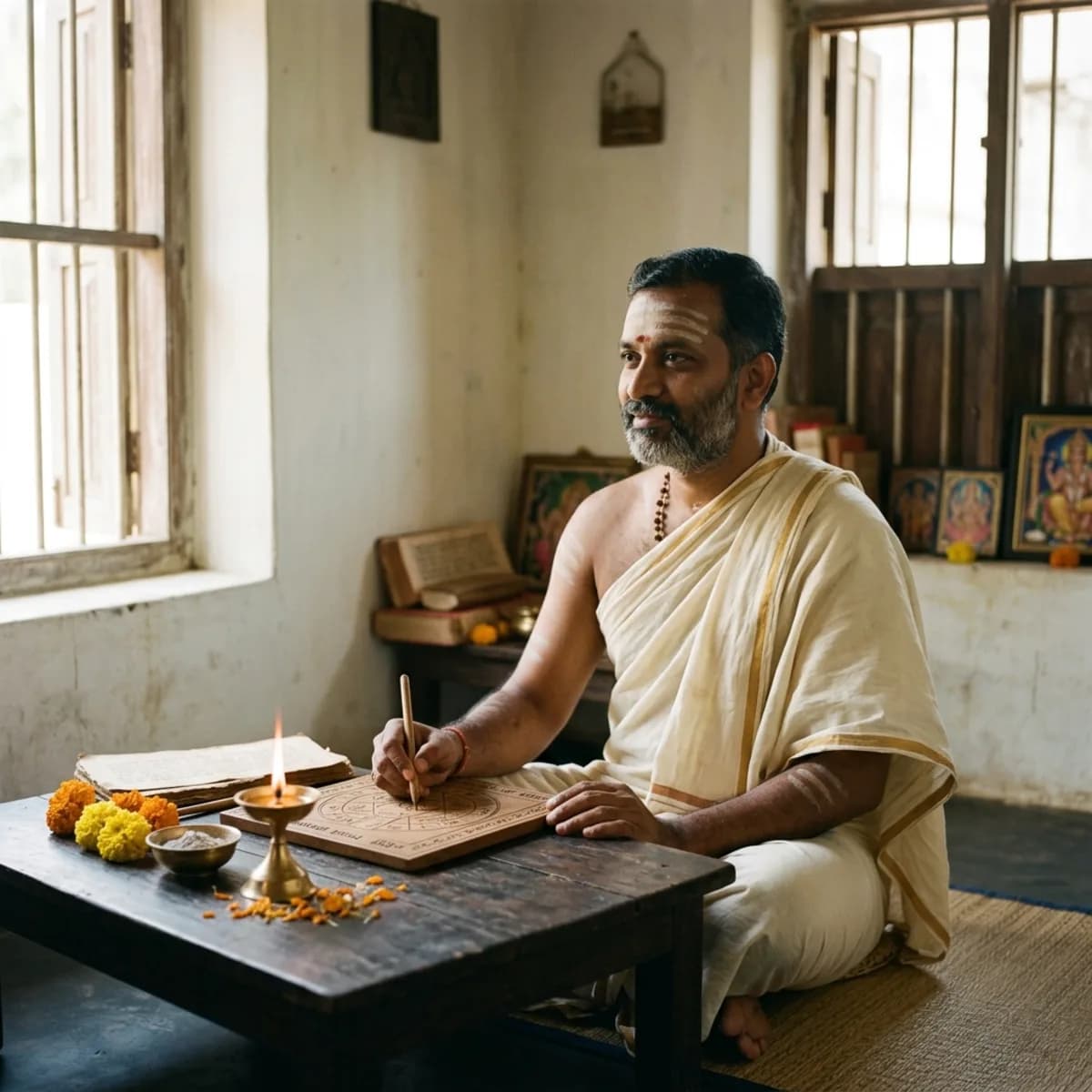 Portrait of Pandit Suresh Iyer